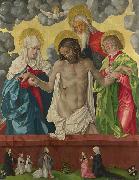 Hans Baldung Grien The Trinity and Mystic Pieta oil on canvas